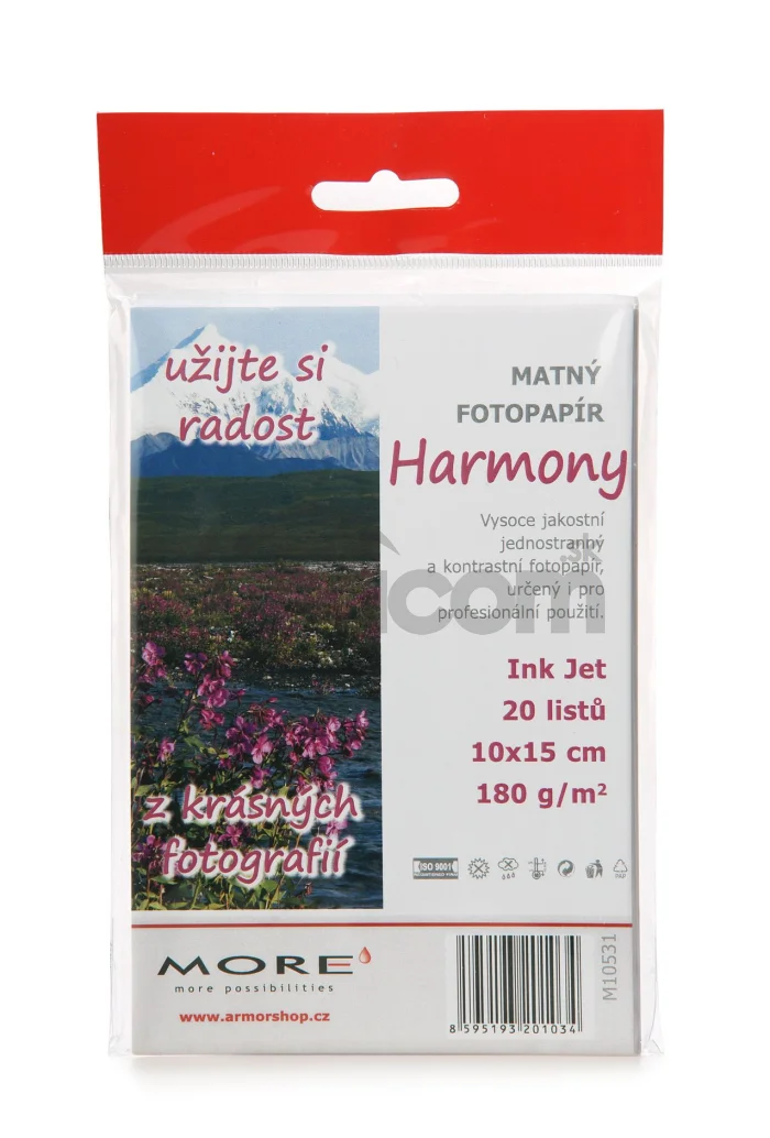 Armor fotopapier Harmony 180g 10x15 matt 20ks