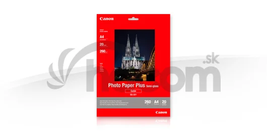 Canon SG-201, A3 fotopapier saténový, 20ks, 260g/m