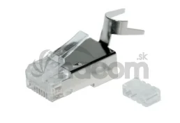 Konektor RJ45 CAT6A STP 8p8c tienený, drôt 20ks