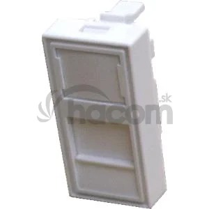 DATACOM Modul 45x22, 5mm do parapet. lišty s clonkou, biely