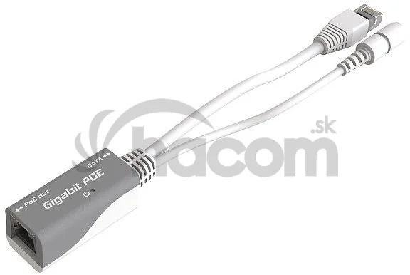 Mikrotik pasívny gigabit PoE injektor s LED indikáciou