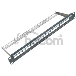 DATACOM 19" Neosadený Patch panel 24 port