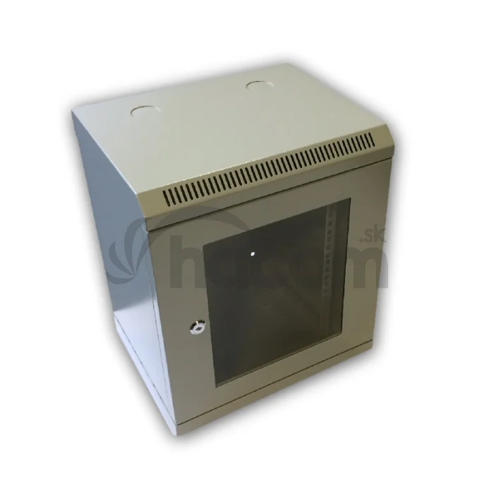 10" rack jednodielny 9U/280 DATACOM šedý Skl.dv.