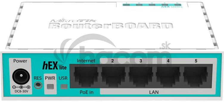 Mikrotik RB750r2 850MHz, 64MB RAM, 5x LAN, ROS L4
