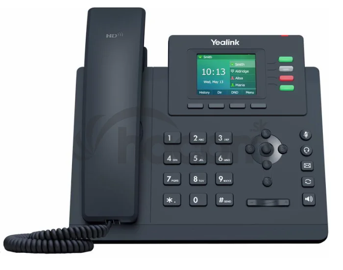 Yealink SIP-T33G SIP telefón, PoE, 2,4" 320x240 farebný LCD, 4 x SIP úč., GigE