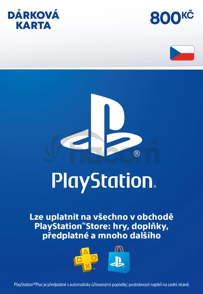 ESD CZ - PlayStation Store el. peňaženka - 800 Kč