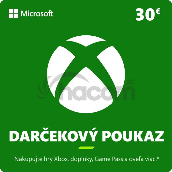 ESD XBOX - Darčeková karta Xbox 30 EUR