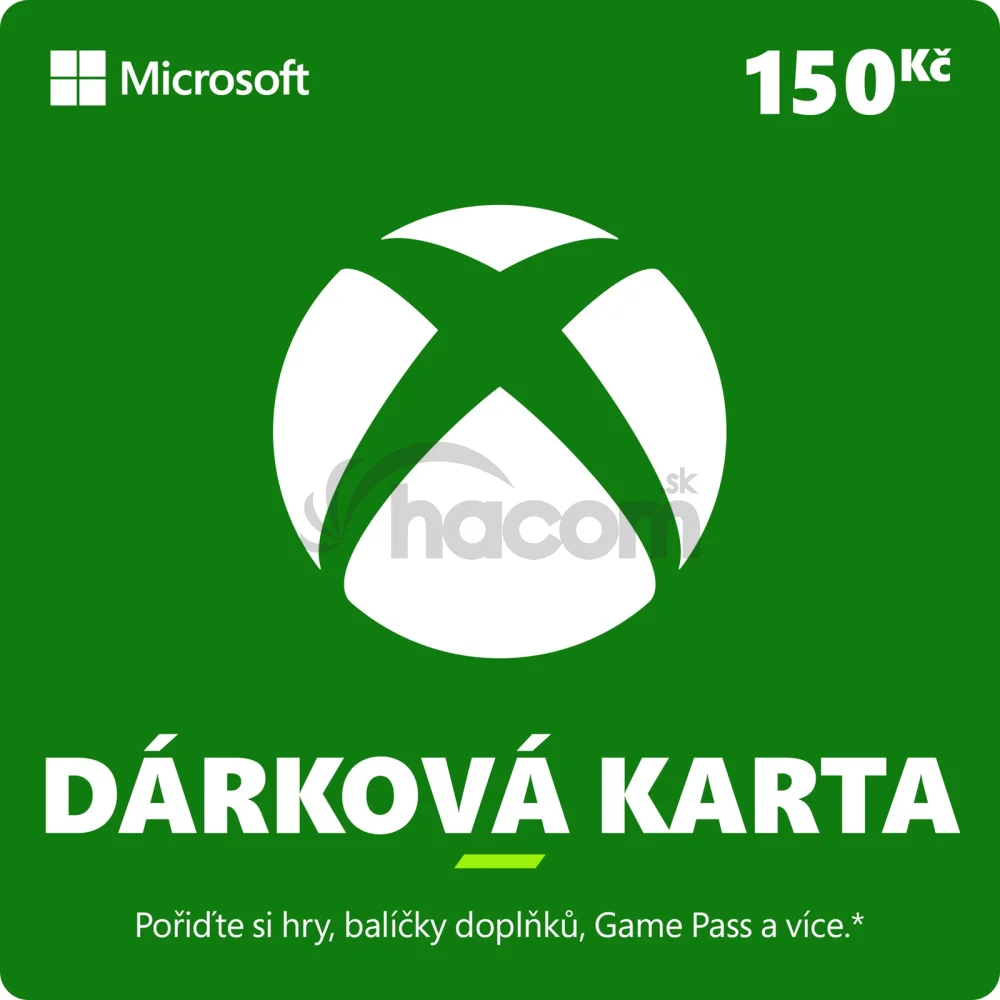 ESD XBOX - Darčeková karta Xbox 150 Kč