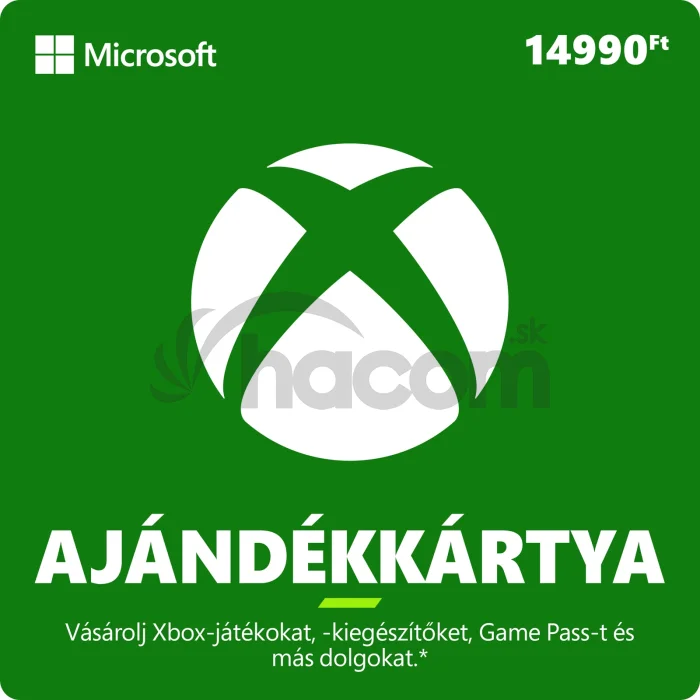 ESD XBOX - Darčeková karta Xbox 14990 HUF