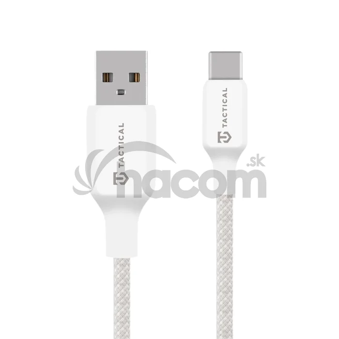 Tactical Stitch Thread Cable USB-A/USB-C 1m White