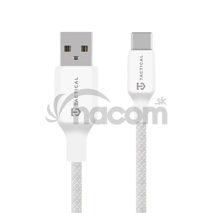 Tactical Stitch Thread Cable USB-A/USB-C 1m White