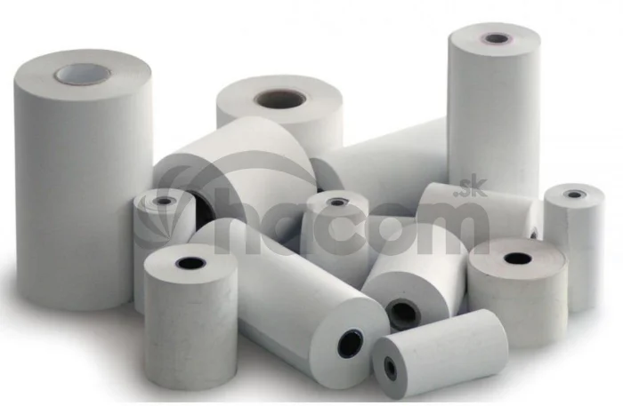 Termopapier šírky 57mm, dĺžka návinu 9m, dutinka 12mm (priemer návinu do 30mm)