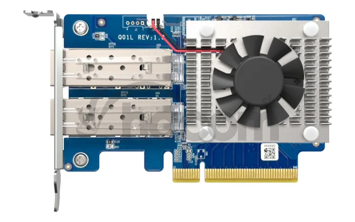 QNAP QXG-10G2SF-NXE - 2x 10GbE SFP+, low-profile, PCIe Gen3 x8
