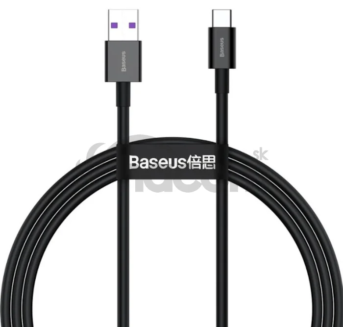 Baseus dátový kábel Superior USB-C 1m 6A 66W čierny