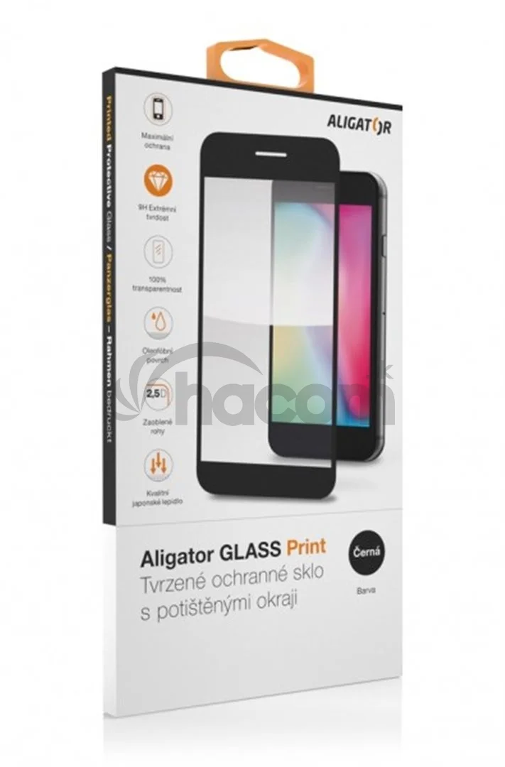 Aligator ochranné sklo PRINT Xiaomi Redmi 13 čierna