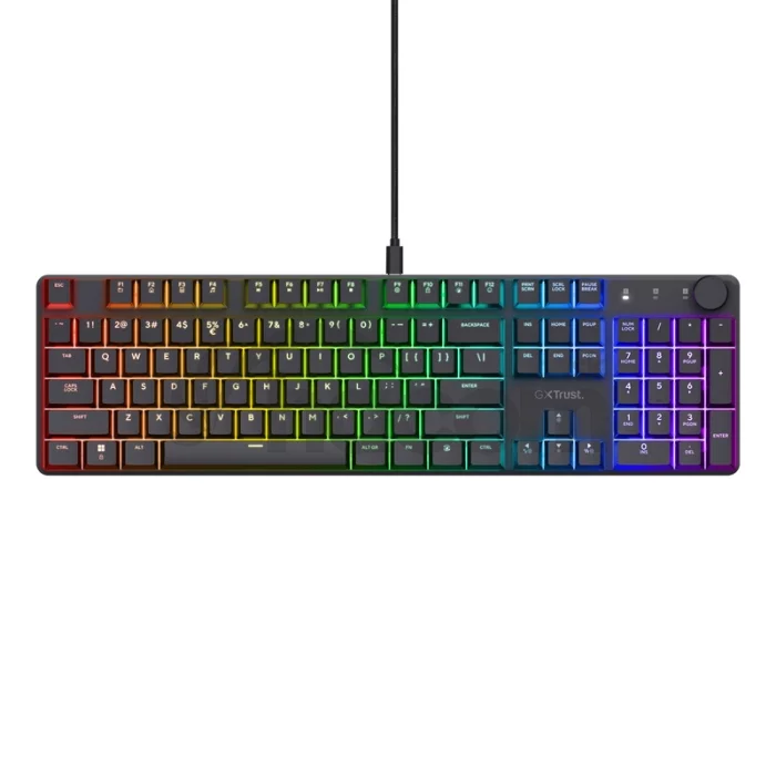 Trust Gaming GXT 866 Torix/Drôtová USB/US layout/Čierna