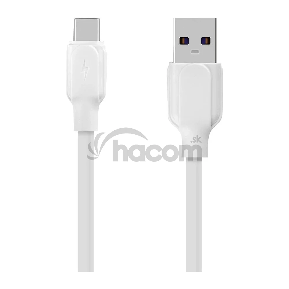 OBAL:ME Simple USB-A/USB-C Kábel 1m White