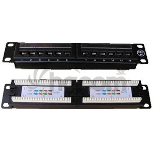 DATACOM Patch panel 10“ UTP cat5e 12portov