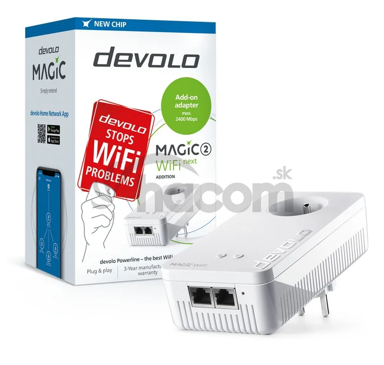 devolo Magic 2 WiFi next rozširujúci modul 2400 Mbps
