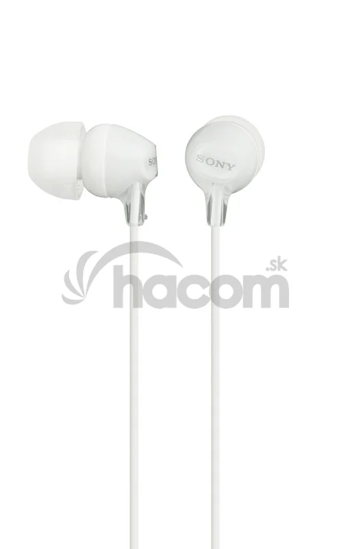 SONY slúchadlá MDR-EX15LP, biele