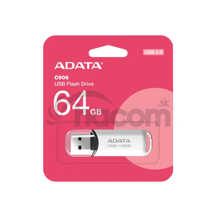 ADATA C906/64GB/USB 2.0/USB-A/Biela