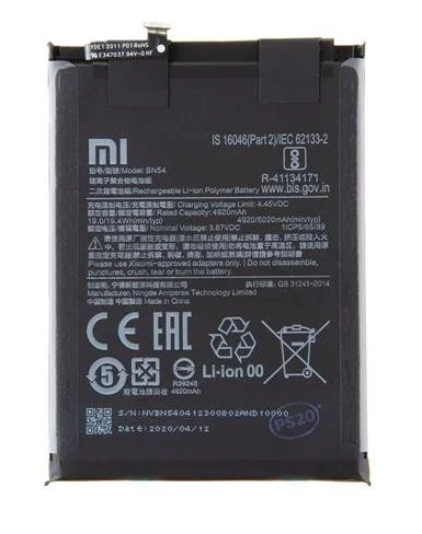 Xiaomi BN54 Original Batéria 5020mAh Service Pack