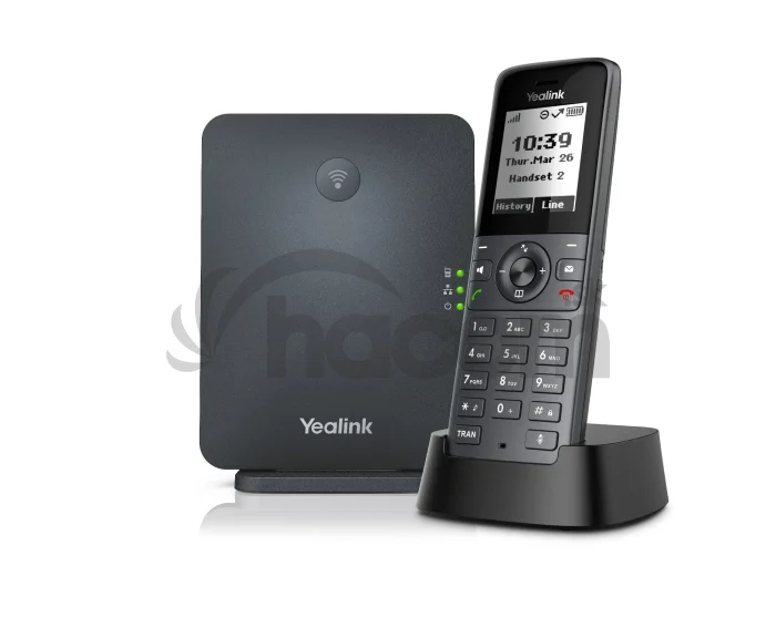 Yealink W71P DECT základová stanica a rúčka, 1,8" čiernobiely disp., až 10 rúčok