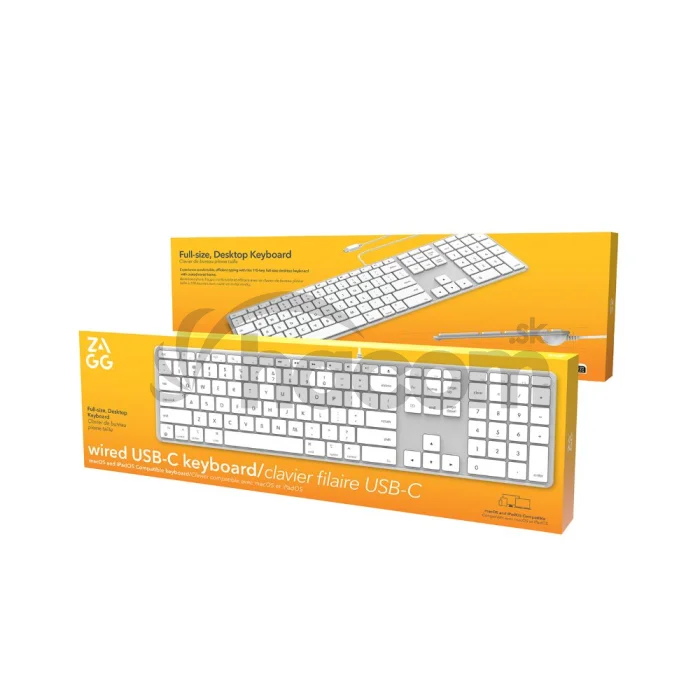 Wired USB-C Keyboard Apple Silver Czech/Slov