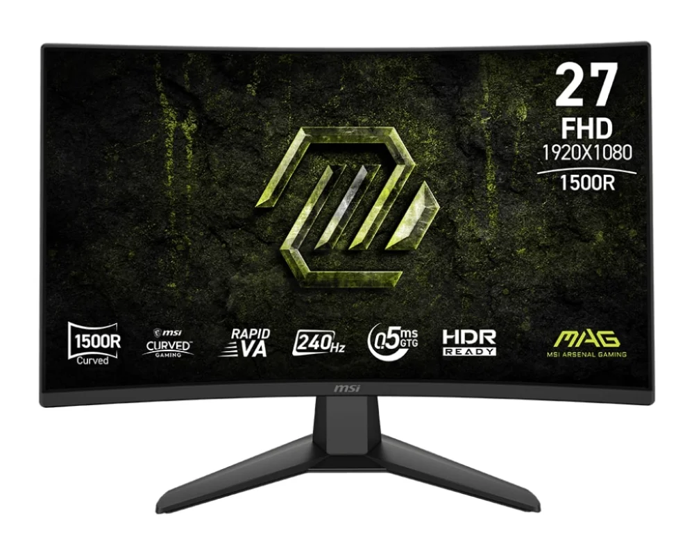 MSI MAG/274CF X24/27"/VA/FHD/240Hz/0,5ms/Čierna/3R