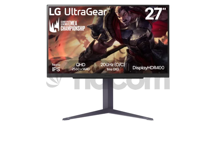 LG UltraGear/27GS85Q-B/27"/IPS/QHD/180Hz/1ms/Black/2R