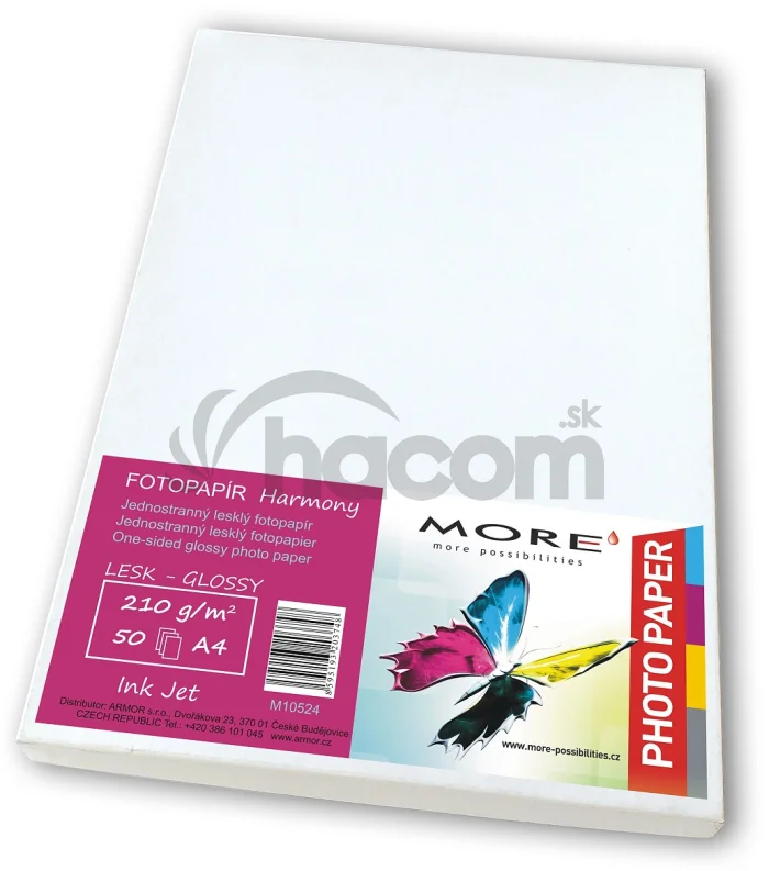 Fotopapier 50 listov, 210g/m2, glossy, 1str, Ink Jet