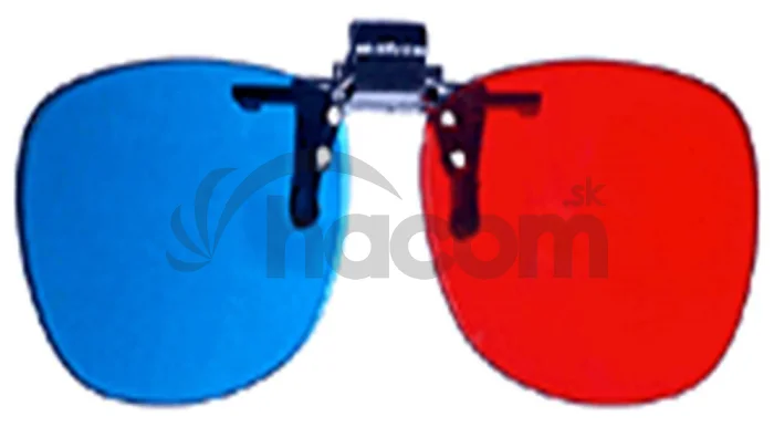 PRIMECOOLER PC-AD3 3D GLASS / 3D OKULIARE (red/blue pre dioptrické okuliare)