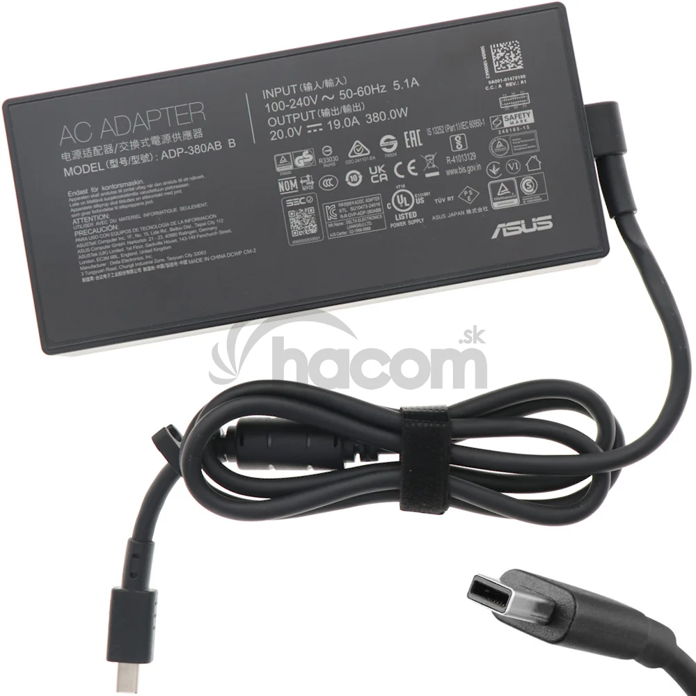 ASUS orig.ADAPTER 380W 20V 3P(RECTANGLE)