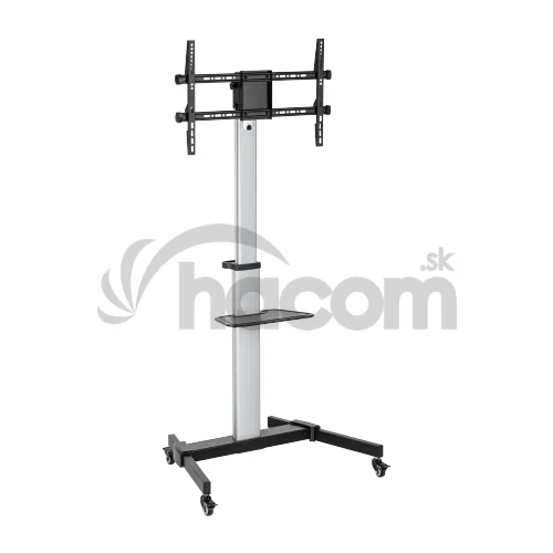 ALU pojazdný stojan Brateck FS44-46TW pre TV 37"-86" 50kg police