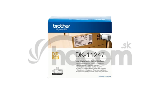 Brother DK-11247 - čierna na biele, 103 mm x 164 mm