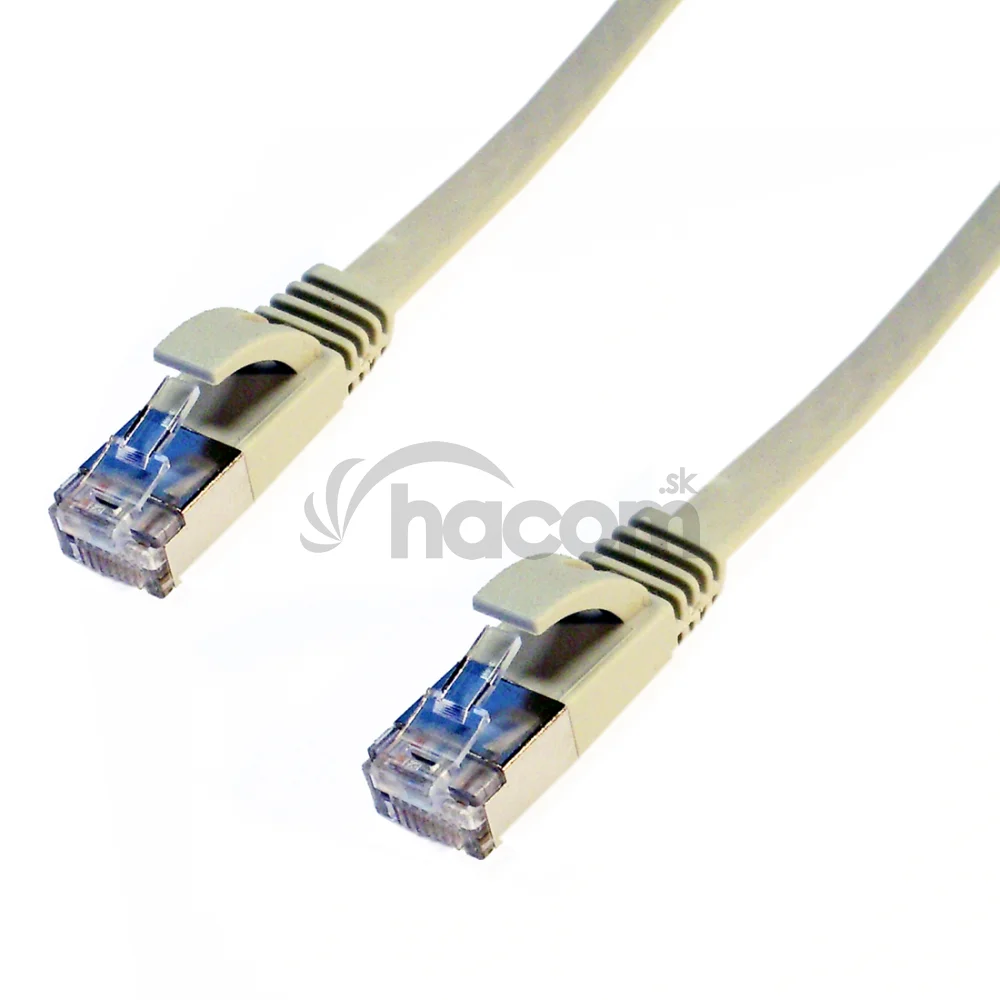 DATACOM Patch cord FTP CAT6 3m šedý FLAT plochý