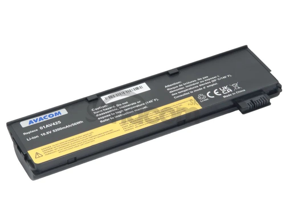 Batéria AVACOM pre Lenovo Thinkpad T470, T480, T570, T580 Li-Ion 10,8 V 5200mAh