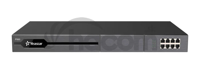 Yeastar P560 IP PBX, až 8 portov, 100/200 užívateľov, 30/60 súbežných hovorov, rack