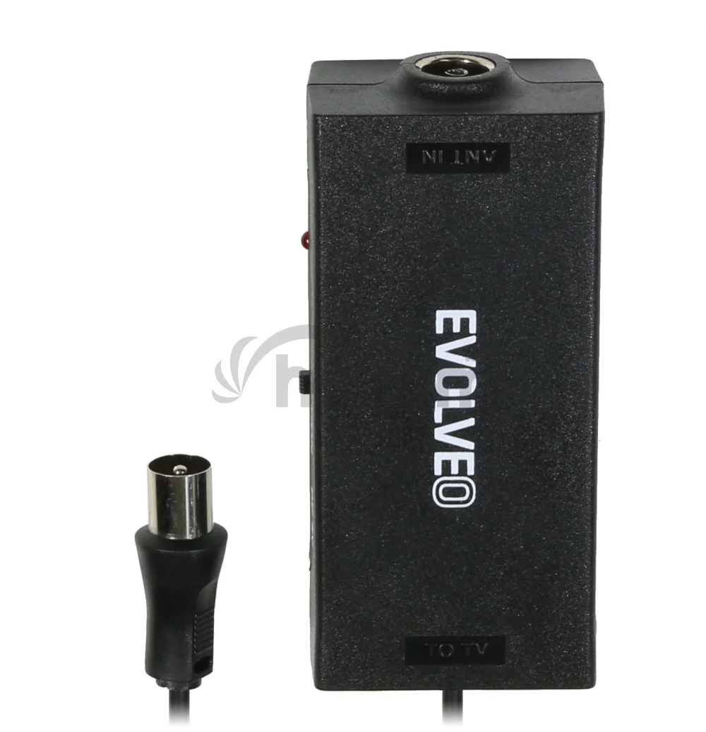 EVOLVEO Amp 1, anténny zosilňovač FM/DAB+/DVB-T2, filter LTE,4G,5G