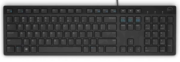 Dell KB216/Drôtová USB/US layout/Čierna