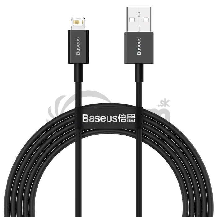 Baseus CALYS-A01 Superior Fast Charging Dátový Kábel USB to Lightning 2.4A 1m Black