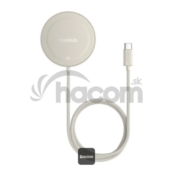Baseus bezdrôtová nabíjacia magnetická podložka Simple Mini4 Qi2 15W zlatá