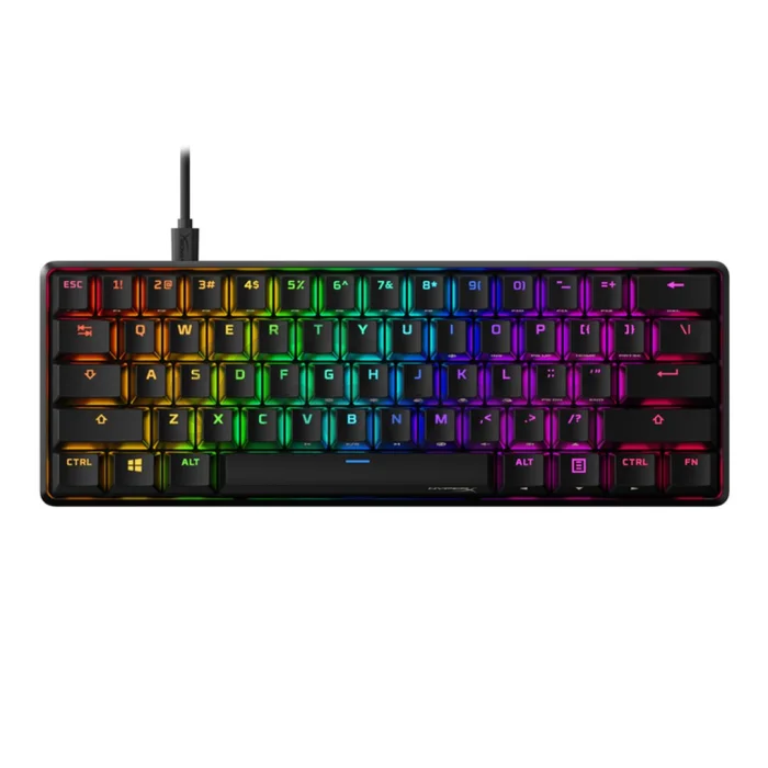 HyperX Alloy Origins 60 HX/Drôtové USB-A/US/Čierna