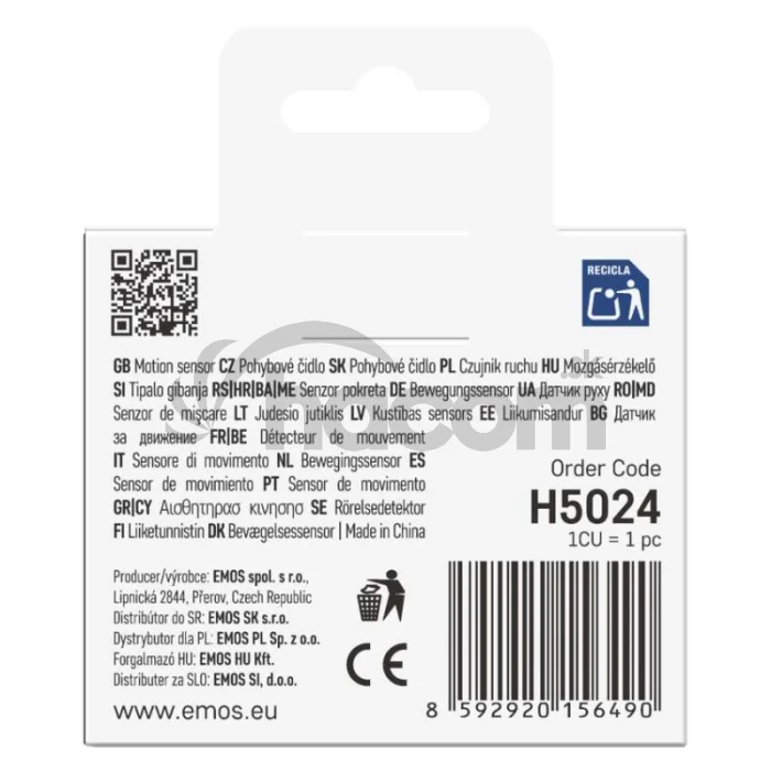 GoSmart PIR senzor (snímač pohybu) IP20, ZigBee