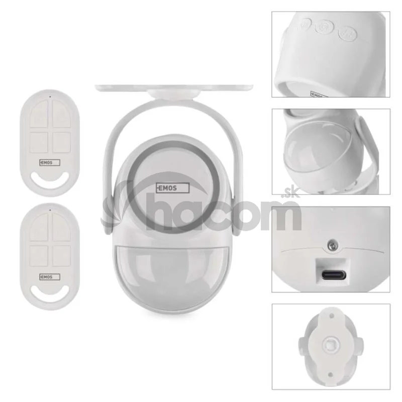 GoSmart alarm IP‑126L GUARDIAN s pohybovým senzorom, 6× dverový/okený senzor, WiFi