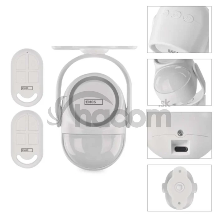 GoSmart alarm IP‑126L GUARDIAN s pohybovým senzorom, 6× dverový/okený senzor, WiFi