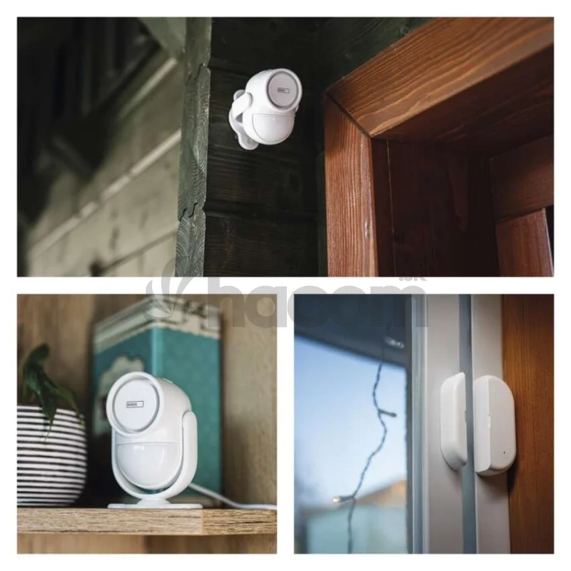 GoSmart alarm IP‑126L GUARDIAN s pohybovým senzorom, 6× dverový/okený senzor, WiFi