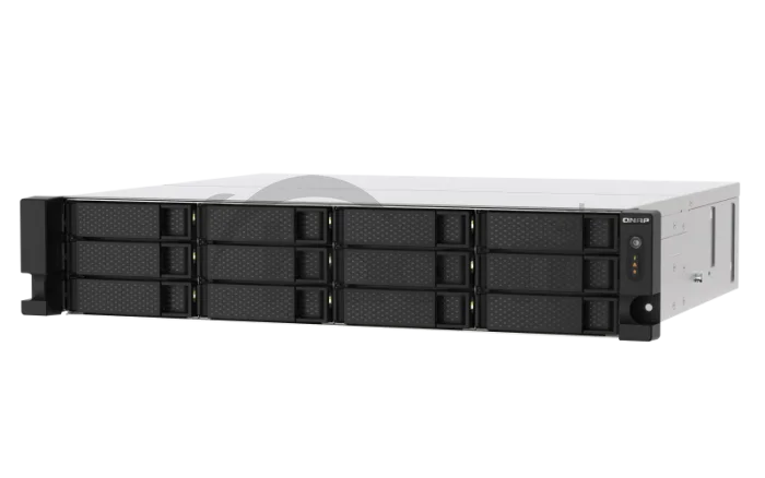 QNAP TS-1273AU-RP-8G (Ryzen V1500B 2,2GHz / 8GB RAM / 12x SATA / 2x 2,5GbE / 2x PCIe / 2x zdroj)