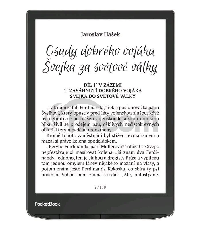E-book POCKETBOOK 743G InkPad 4 Stardust Silver, strieborný