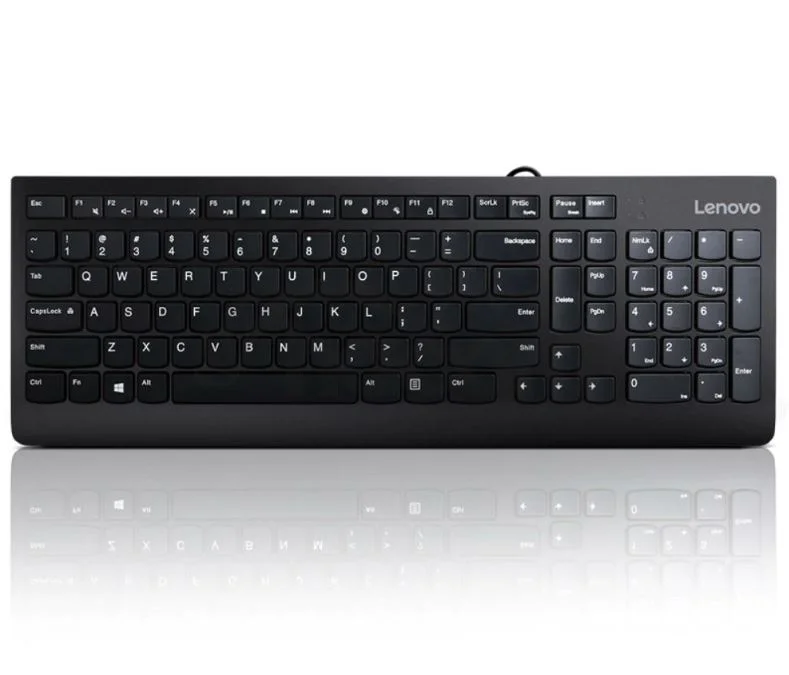 Lenovo 300/Drôtová USB/ CZ layout/Čierna